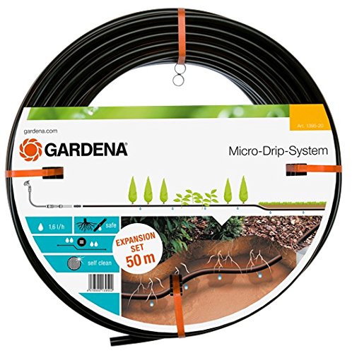 GARDENA Micro-Drip-System Tropfrohr unterirdisch 137 mm Wassersparende Perlschlauch-Verlängerung zur gleichmäßigen Bewässerung des Rasens 1395-20